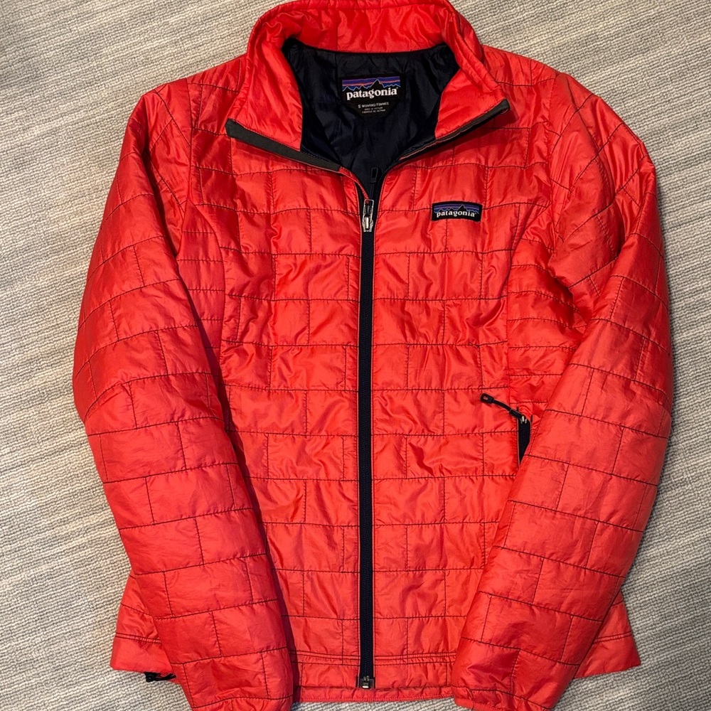 Patagonia Red Quilted Lightweight Jacket